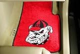 Georgia Bulldogs Bulldog 2 Piece Car Mats (2 Front)