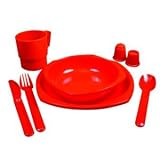 Coleman 25 Piece Plastic Dinnerware Set by Coleman