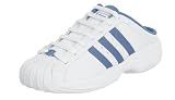 adidas Women's Superstar 2G Mule, White/City Blue, 8 M