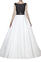  Satin Natural   Waistline Spaghetti Strap  Ball Gown Wedding Dress 