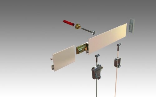 thanksgiving STAS Cliprail White 78 7 InchB002UCXARG