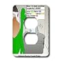 Londons Times Funny Science Cartoons - Early Homeland Security Report - Light Switch Covers - 2 plug outlet cover