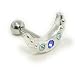 925 Sterling Silver BLUE MOON Cartilage Stud - Helix Piercing Jewelry - Each Sold Separately 925 Sterling Silver BLUE MOON Cartilage Stud - Helix Piercing Jewelry - Each Sold Separately