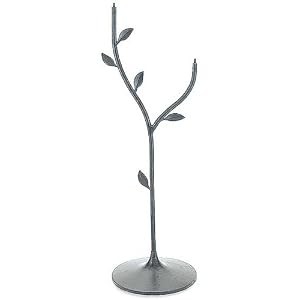 Achla BBS03 Weighted Black Iron Leaf Stand For Bird Baths With Threaded Connectors by 