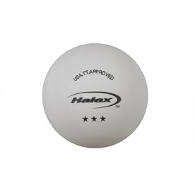 Halex Pro Series Typhoon Table 3-Star Tennis Balls by 