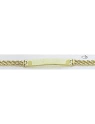14kt Yellow Gold 6" Baby & Child ID Bracelet - BID29-6
