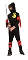 Haunted House Child's Black Ninja Costume, Medium