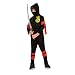 Haunted House Child's Black Ninja Costume, Medium