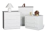 Prepac WHD-3038-5 White 5 Drawer Chest