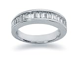 1.05 Baguette Diamond Wedding Band in Platinum