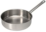 Sitram Profiserie 4.9-Quart Commercial Stainless Steel Saute Pan
