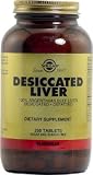 Solgar Desiccated Liver 100% Argentinian Beef Liver 250 Tablets