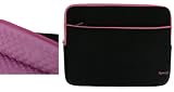 rooCASE Super Bubble Neoprene (Pink / Black) Sleeve Case for Apple MacBook Pro MD313LL/A MD314LL/A MC700LL/A MC724LL/A 13.3-Inch Laptop