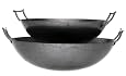 Eastman Outdoors Deep Dish Carbon Steel Wok (22-inches)