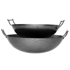 Eastman Outdoors Deep Dish Carbon Steel Wok (22-inches)