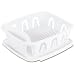Sterilite2-Piece Sink Set, Small, White, 4-Pack