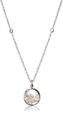 Moritz Glik "Kaleidescope" 18K White Gold Floating Diamond Circle Pendant Necklace