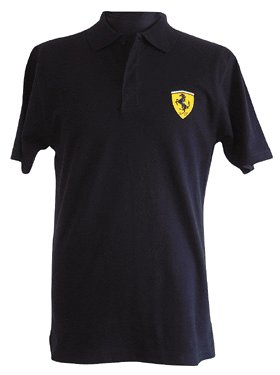 Ferrari Classic Black Polo Shirt