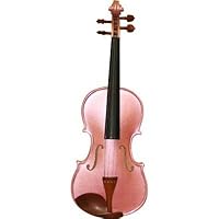 Beginner 1/4 Size Violin with Case and Accessories - Metallic Pink