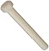 Nylon 6/6 Hex Bolt, Plain Finish, Off-White, Hex Head, External Hex Drive, 4
