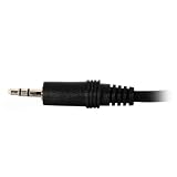 C2G 6" Value Series One 3.5mm Stereo Male To Two RCA Stereo Female Y Cable Black