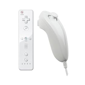 Remote Controller and Nunchuk Nunchuck Combo Bundle Set for Nintendo Wii