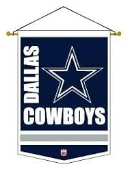Dallas Cowboys Wool 12"x18" Mini Banner - Football Sports Merchandise