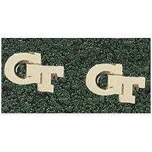 <b>LogoArt Georgia Tech Yellow Jackets 10K Team Font 3/8 Post Earrings</b>
