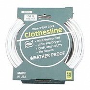 ANCHOR WIRE HILLMAN GROUP #122066 100' #5 WHT Clothesline
