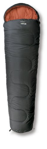 Gelert Schlaffsack Tryfan Classic 300 DL LH, brown/orange, 50 x 80 x 230 cm