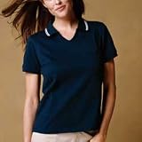 Harriton Women's Short Sleeve Jersey Polo Shirt