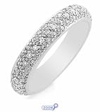 14K White Gold 0.75 Carat Diamond Ring - Size 9