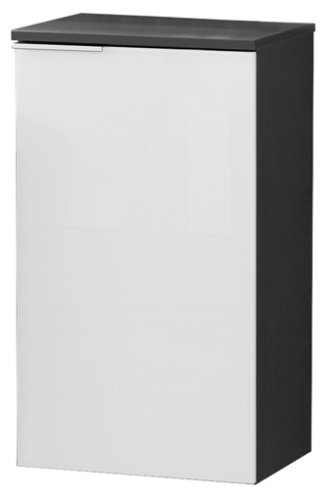 Fackelmann 80914 Unterschrank KARA rechts anthrazit/weiß 70x40x32