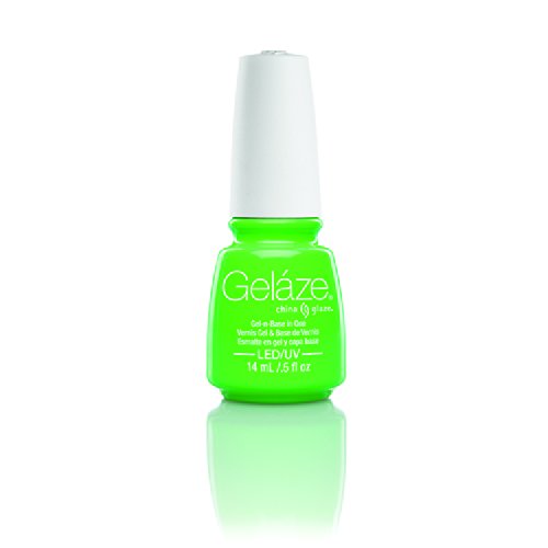 China Glaze Gelaze 100% Gel-n-Base Polish, In The Lime Light, 0.5 Ounce China Glaze Gelaze 100% Gel-n-Base Polish, In The Lime Light, 0.5 Ounce
