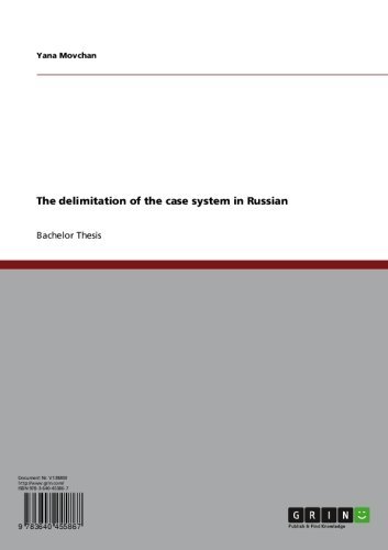 The delimitation of the case system in Russian