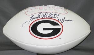 Herschel Walker Signed Georgia Bulldogs Football - Heisman