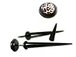 Long Fake Piercing Expanders with Cheetah Design Sold as a Pair