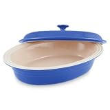 Le Creuset 5.3-Quart Oval Covered Dish, Cobalt Blue