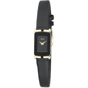 Citizen Ladies EH3972-05E Black Leather Strap Watch
