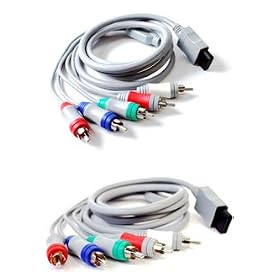 Nintendo Wii High Resolution AV / HDTV / EDTV Component Cable