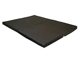Multifunctional Black Queen Size Quad-Fold Hide Away Mat