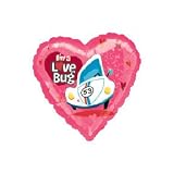 Disney Herbie the Love Bug 18" Heart Shaped Mylar Balloon