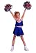CHILD Blue Traditional Patriotic Cheerleader Costume