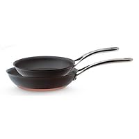 Nouvelle Copper 2-Piece Non-Stick Skillet Set