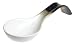 Sango Nova Black Ceramic Spoon Rest