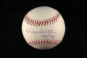 Steve Carlton Autographed Baseball Insribed HOF 94