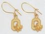 Ohio State University Letters Earrings - XC395