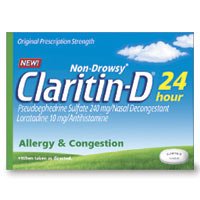Claritin-d Allergy and Congestion 24 Hour Tablets10ea(limit 3)