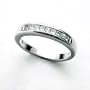1/3 Carat Princess Cut Platinum Anniversary Band