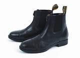 Saxon Action Leather Zip Front Ladies Paddock Boots